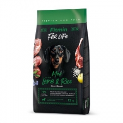 FITMIN FOR LIFE LAMB & RICE MINI 12KG